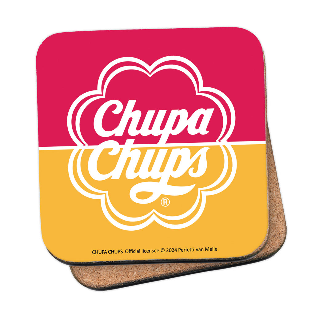Chupa Chups Red/Yellow/White Logo Coaster