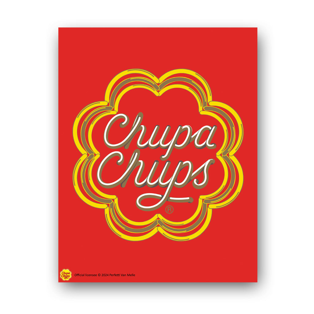 Chupa Chups Neon Sign Red Art Print