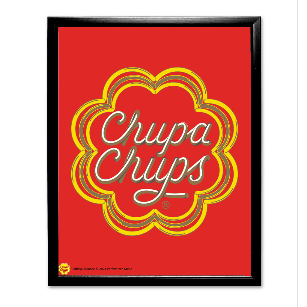 Chupa Chups Neon Sign Red Art Print