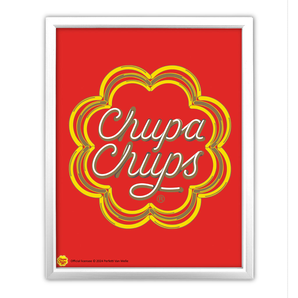 Chupa Chups Neon Sign Red Art Print