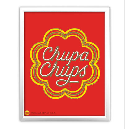 Chupa Chups Neon Sign Red Art Print