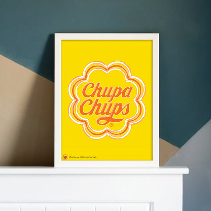 Chupa Chups Neon Sign Yellow Art Print