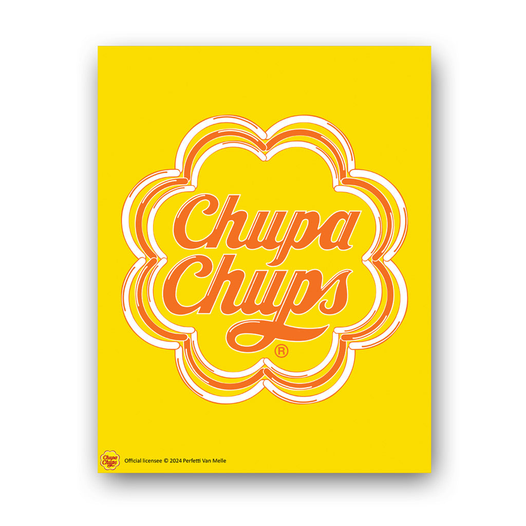 Chupa Chups Neon Sign Yellow Art Print