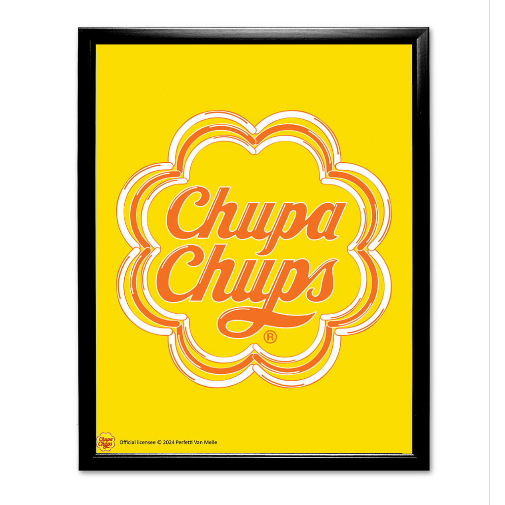 Chupa Chups Neon Sign Yellow Art Print