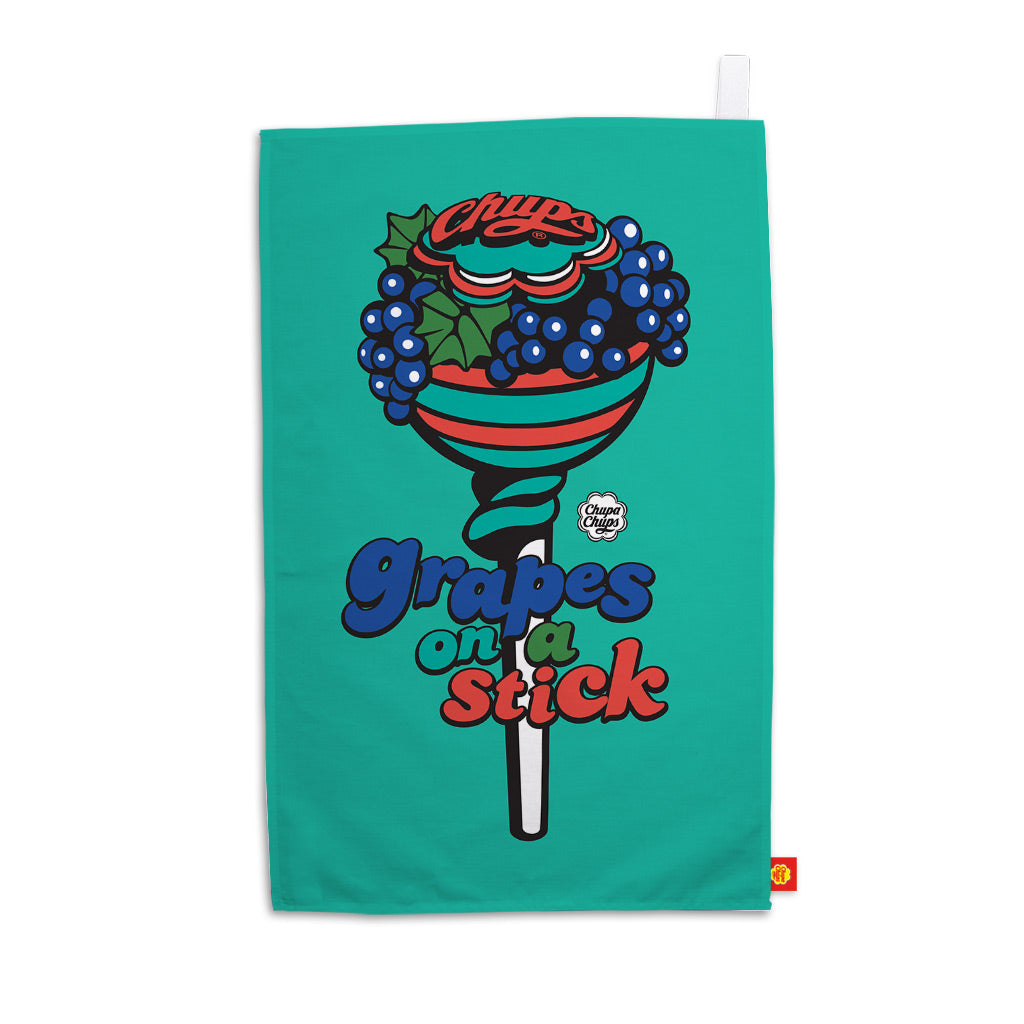 Chupa Chups Grapes on a Stick Tea Towel