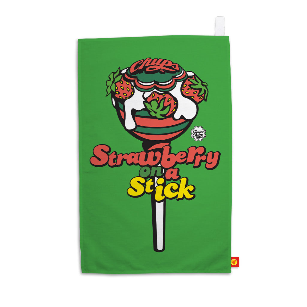 Chupa Chups Strawberry on a Stick Tea Towel