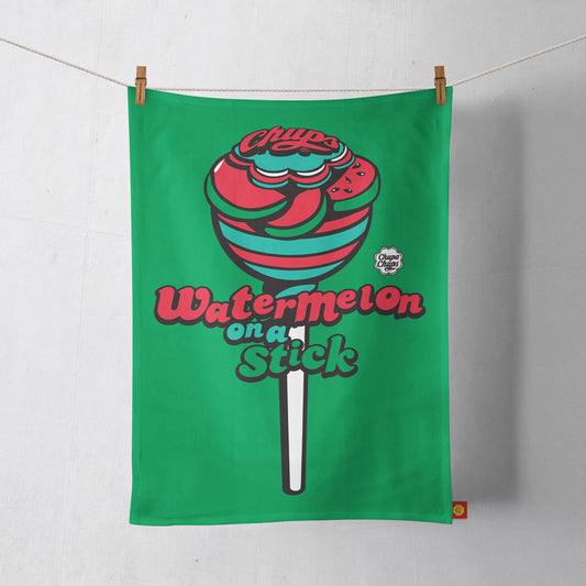 Chupa Chups Watermelon on a Stick Tea Towel