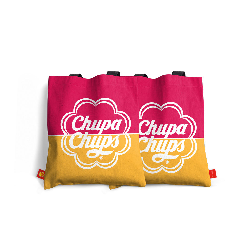 Chupa Chups Red/Yellow/White Logo Tote Bag