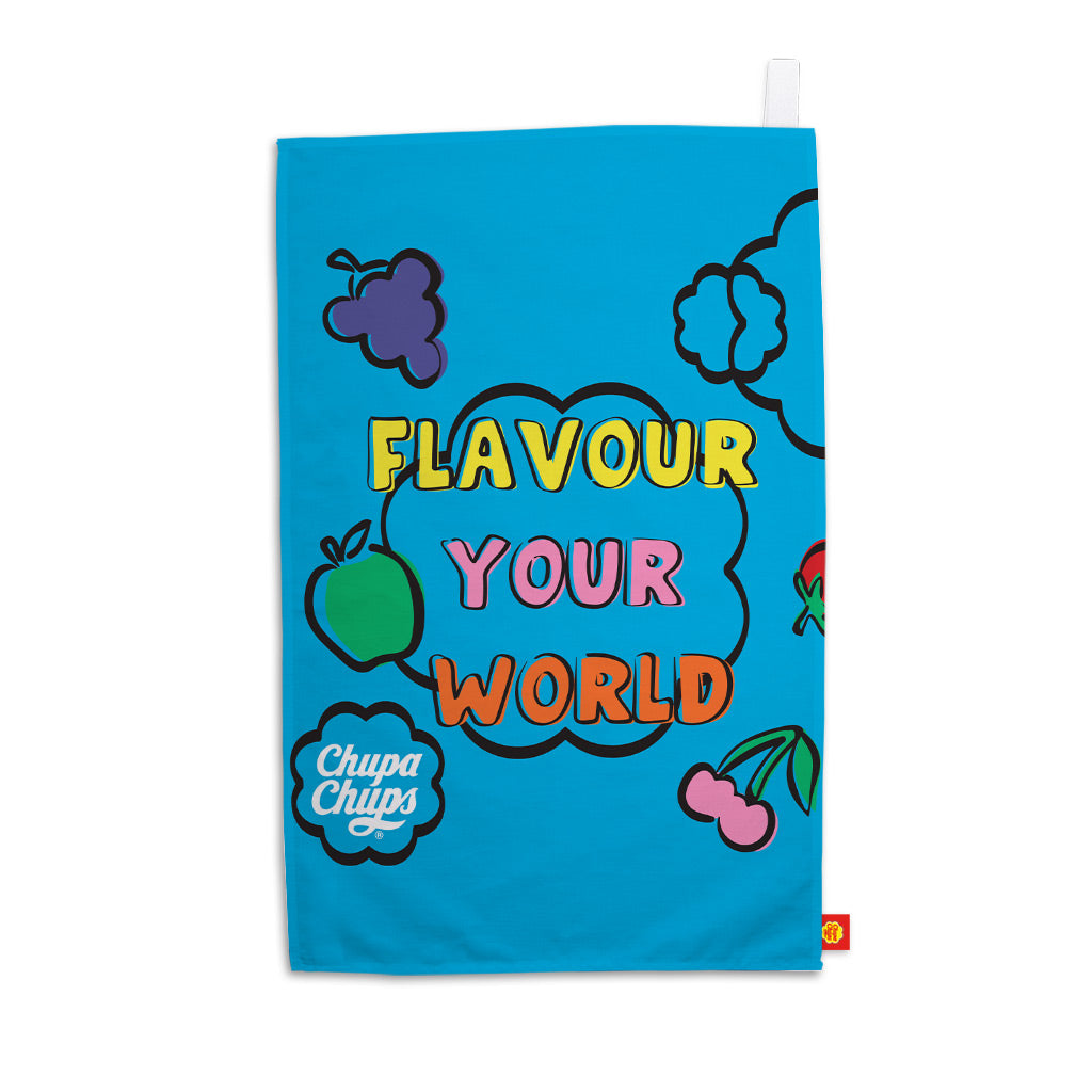 Chupa Chups Flavour Your World Tea Towel