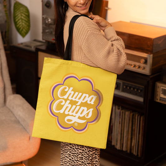 Chupa Chups Yellow Logo Tote Bag