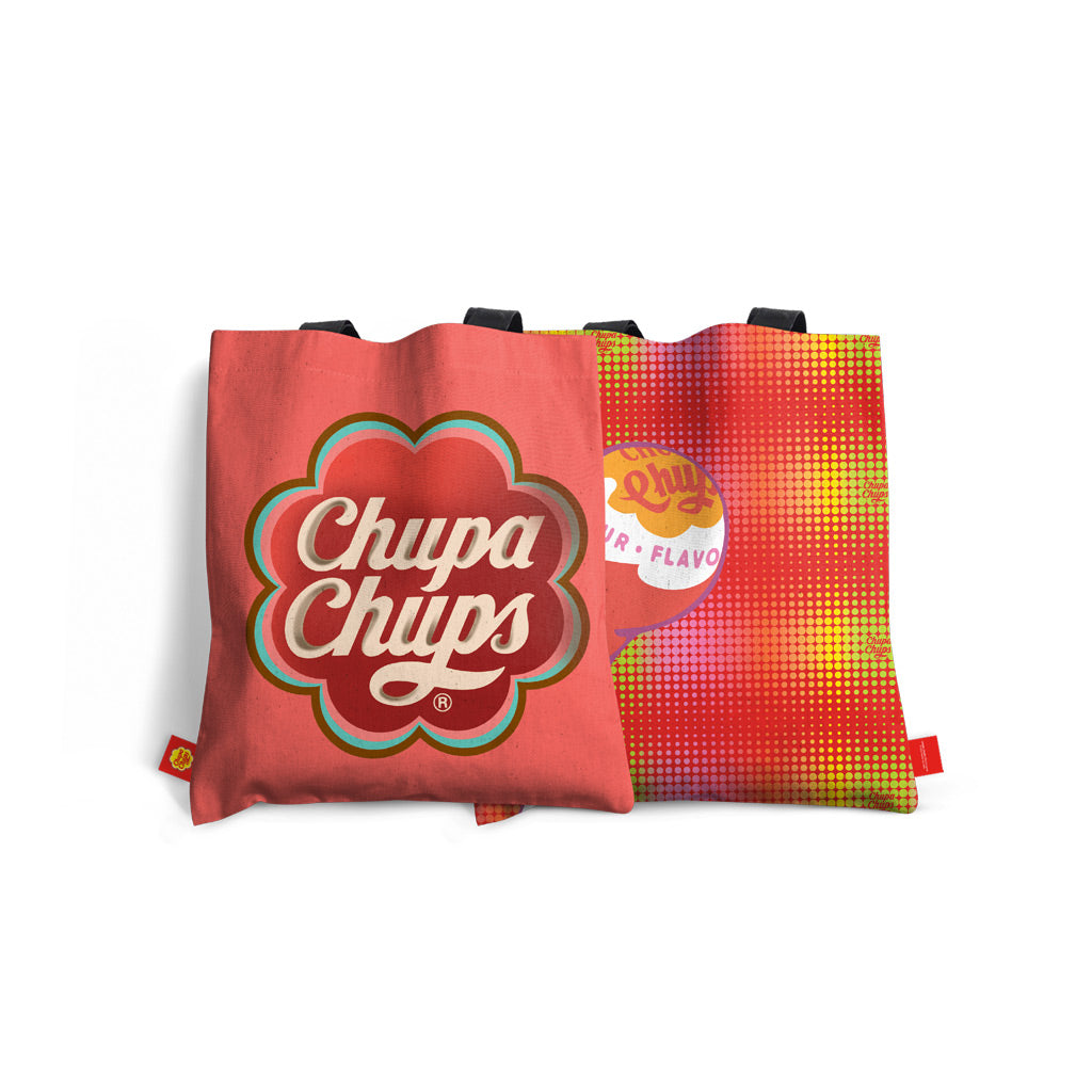 Chupa Chups Red Logo Tote Bag