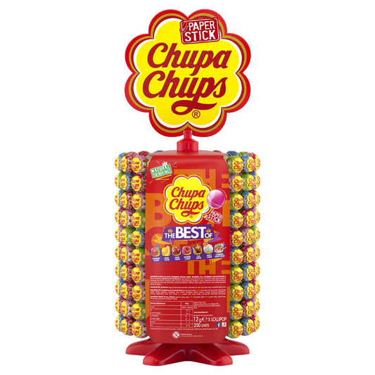 Chupa Chups Wheel Best Of Lollipops 200 X 12g