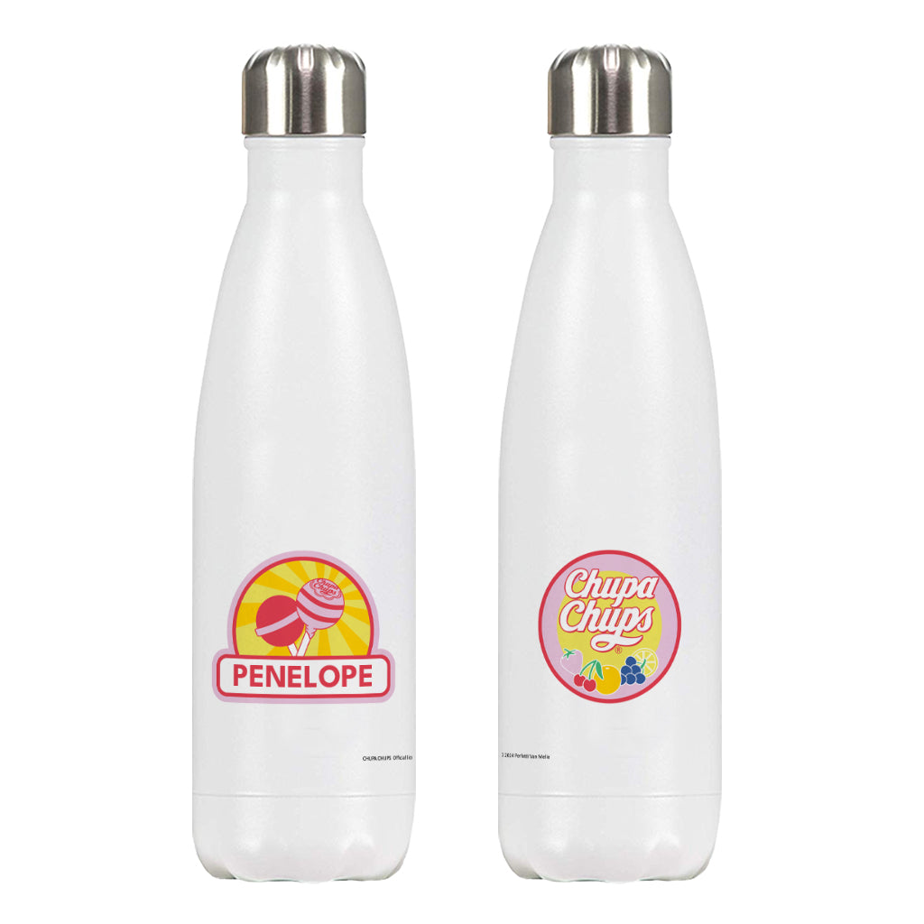 Chupa Chups Personalised Pink Lollipop Premium Water Bottle